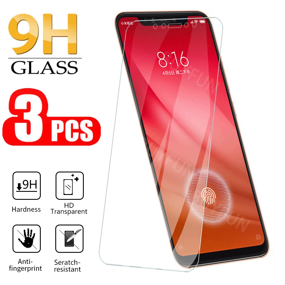 3 шт. 9H Закаленное стекло протектор экрана для Xiaomi Mi 8 SE lite Защитное 8se Lite защитное