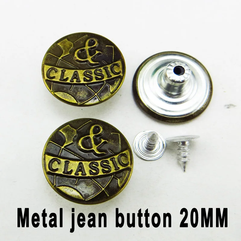 30PCS 20MM Metal Jeans Musical Button Decoration Clothes Accessory Garment Trousers Fit mjb-319
30PCS 20MM Metal Jeans Musical Button Decoration Clothes Accessory Garment Trousers Fit mjb-319