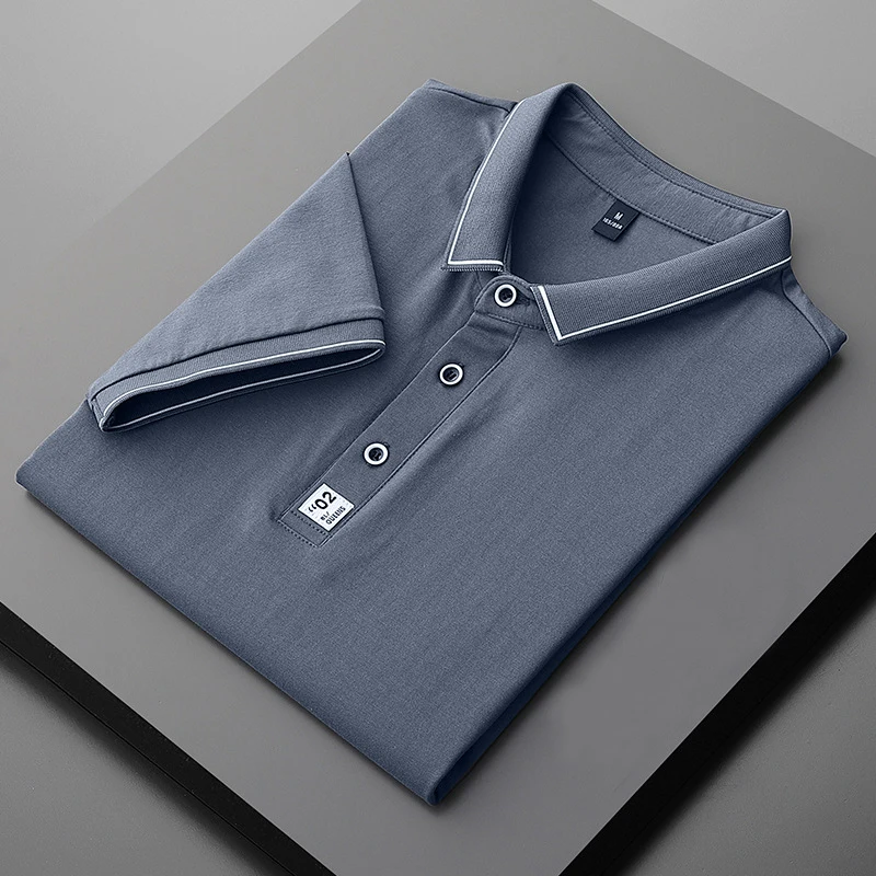 Рубашка-поло мужская с коротким рукавом, хлопок, Повседневная брендовая одежда, лето 2021
Рубашка-поло мужская с коротким рукавом, хлопок, Повседневная брендовая одежда, лето 2021