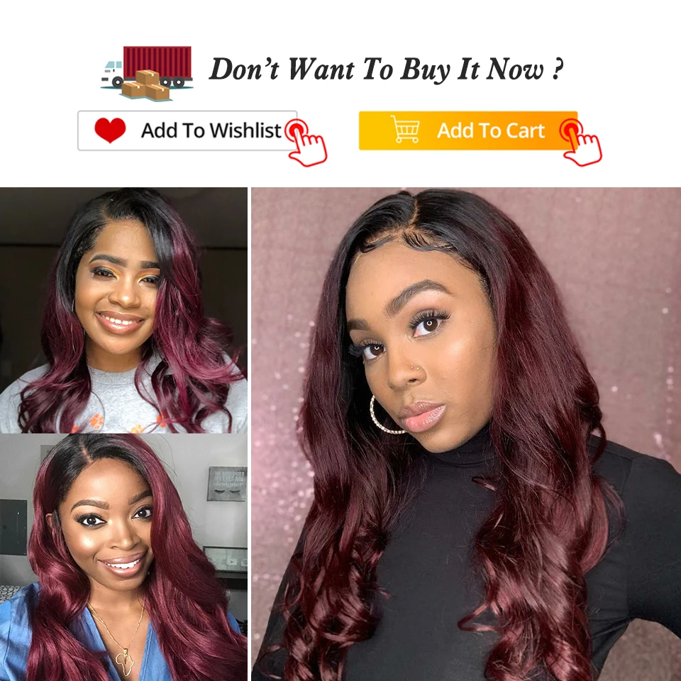 Sexay Ombre Colored Brazilian Body Wave Hair Weave Bundles 1B 99J Pre-Colored 100% Human Hair Weave 3/4 PC Remy Hair Extensions
Sexay Ombre Colored Brazilian Body Wave Hair Weave Bundles 1B 99J Pre-Colored 100% Human Hair Weave 3/4 PC Remy Hair Extensions