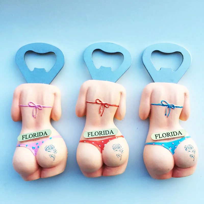 QIQIPP Florida creative tourism commemorative decorative crafts stereo bikini magnetic refrigerator bottle opener
QIQIPP Florida creative tourism commemorative decorative crafts stereo bikini magnetic refrigerator bottle opener