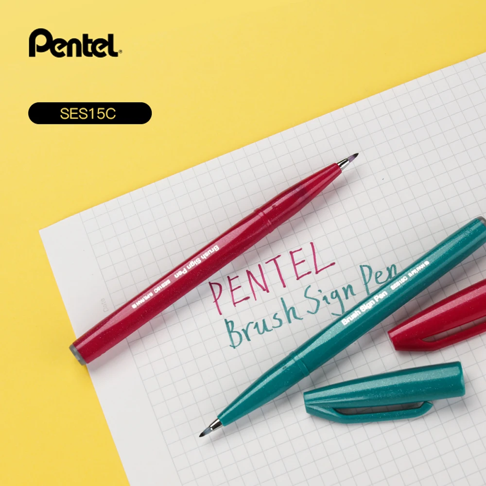 1pcs Pentel Touch Color BRUSH Soft Brush SES15 Hand Account Letter Greeting Card Calligraphy Art Pen 24 Colors Optional
1pcs Pentel Touch Color BRUSH Soft Brush SES15 Hand Account Letter Greeting Card Calligraphy Art Pen 24 Colors Optional