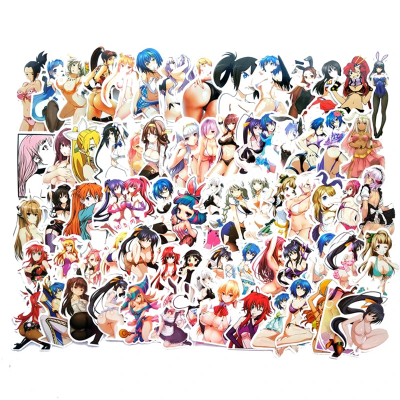 

10/30/50PCS Japanese Sexy Bunny Girl Beauty Graffiti Stickers Notes Luggage Waterproof Body Decoration Stickers Wholesale