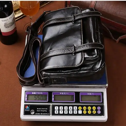 Vintage First layer Oil wax Cow leather men messenger bags Fashion shoulder crossbody bags Casual genuine leather Bag 
Vintage First layer Oil wax Cow leather men messenger bags Fashion shoulder crossbody bags Casual genuine leather Bag