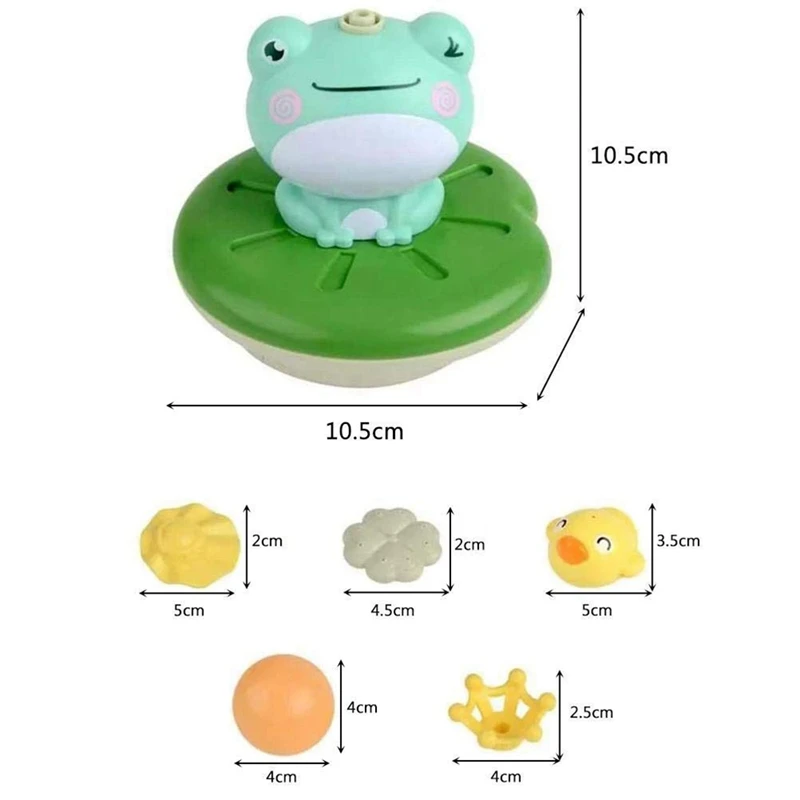 Baby Bath Toys Electric Spray Water Floating Rotation Green Forg Sprinkler Toy Shower Game for Children Kid Bathroom
Baby Bath Toys Electric Spray Water Floating Rotation Green Forg Sprinkler Toy Shower Game for Children Kid Bathroom