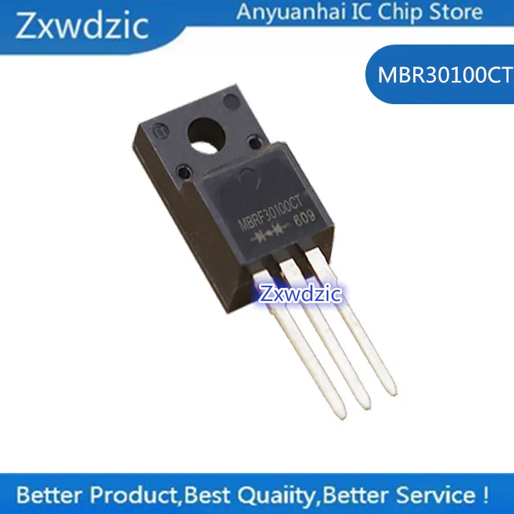 10pcs 100% new original MBR30100CT MBR30100 TO-220F Schottky barrier diode 30A/100V
10pcs 100% new original MBR30100CT MBR30100 TO-220F Schottky barrier diode 30A/100V