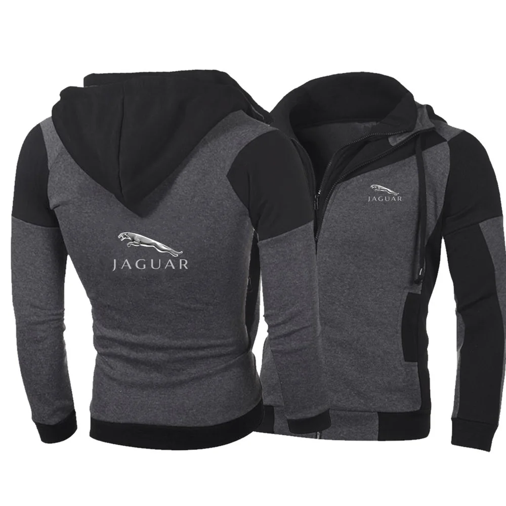 Jaguar CAR 2021 Men's Fashion Double Zip Hoodie Spring Autumn Jacket Hooded Jacket Casual Zipper Sweatshirt Men's Sportswear+1
Jaguar CAR 2021 Men's Fashion Double Zip Hoodie Spring Autumn Jacket Hooded Jacket Casual Zipper Sweatshirt Men's Sportswear+1