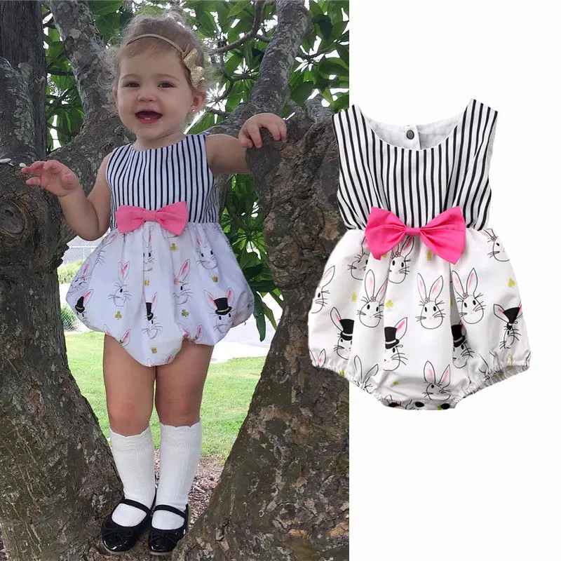 2021 New Baby Girl Cute Rabbit Printed Bodysuit 0-24M Newborn Infant Toddler Summer Casual Sleeveless O-Neck Romper Jumpsuit
2021 New Baby Girl Cute Rabbit Printed Bodysuit 0-24M Newborn Infant Toddler Summer Casual Sleeveless O-Neck Romper Jumpsuit