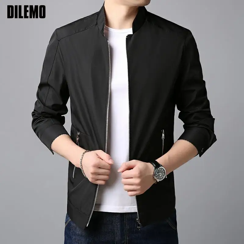 New Designer Brand Fashion Stand Collar Solid Casual Jacket For Men Style Windbreaker Korean High Quality Coats Clothes Men
New Designer Brand Fashion Stand Collar Solid Casual Jacket For Men Style Windbreaker Korean High Quality Coats Clothes Men