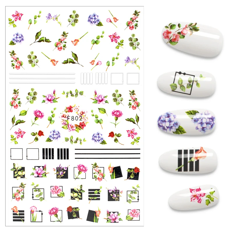 Spring Nail Stickers Flower Leaves Design Manicure Nail Art Decoration Stickers for Nails
Spring Nail Stickers Flower Leaves Design Manicure Nail Art Decoration Stickers for Nails
