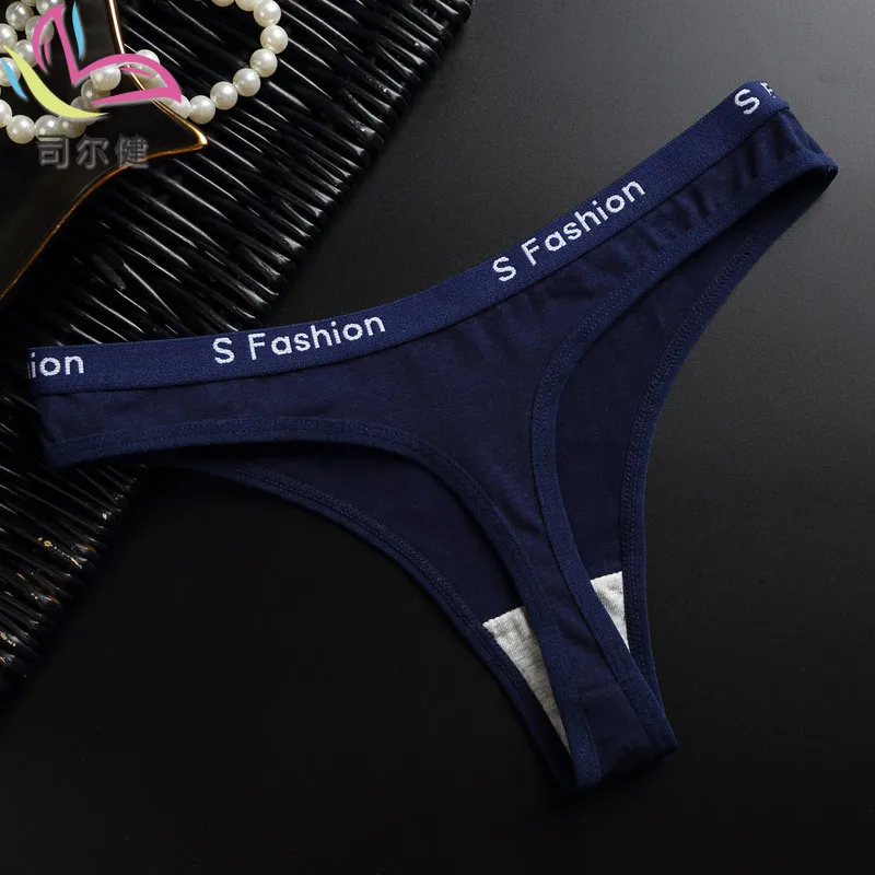 Low Waist Seamless T-Back Lace Sports Style European and American Fitness Pure Cotton Letter Style Comfortable T-Shaped Panties
Low Waist Seamless T-Back Lace Sports Style European and American Fitness Pure Cotton Letter Style Comfortable T-Shaped Panties
