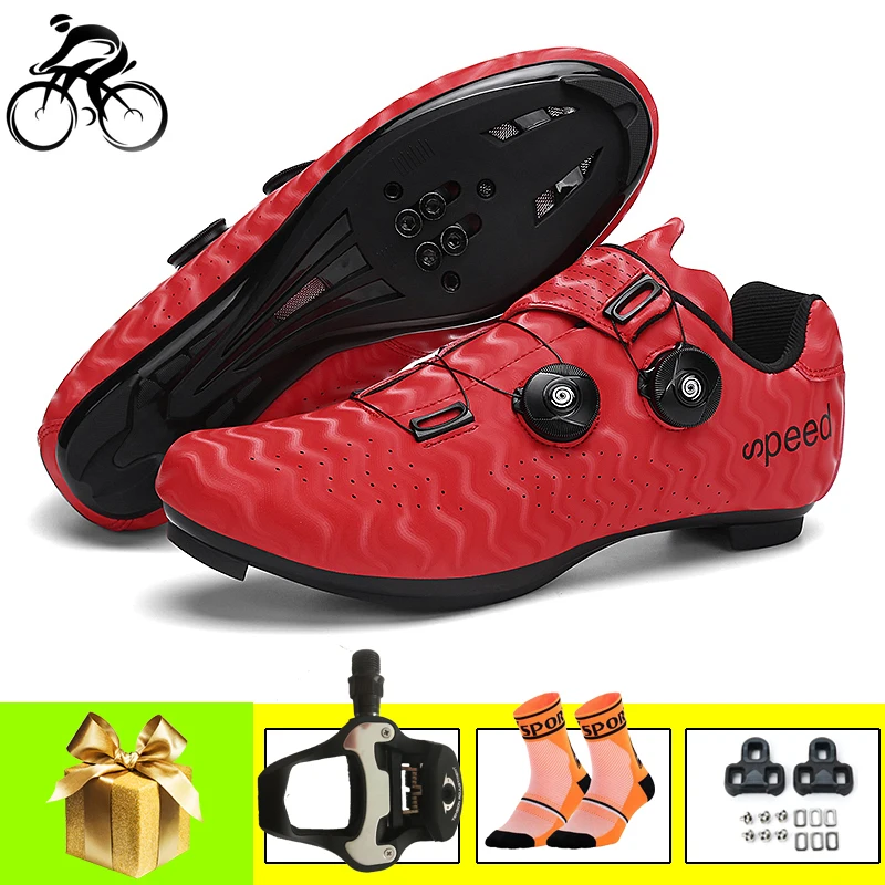 

Велосипедная обувь для мужчин и женщин, дышащая самозакрывающаяся обувь для спорта на открытом воздухе, профессиональная спортивная обувь для велоспорта