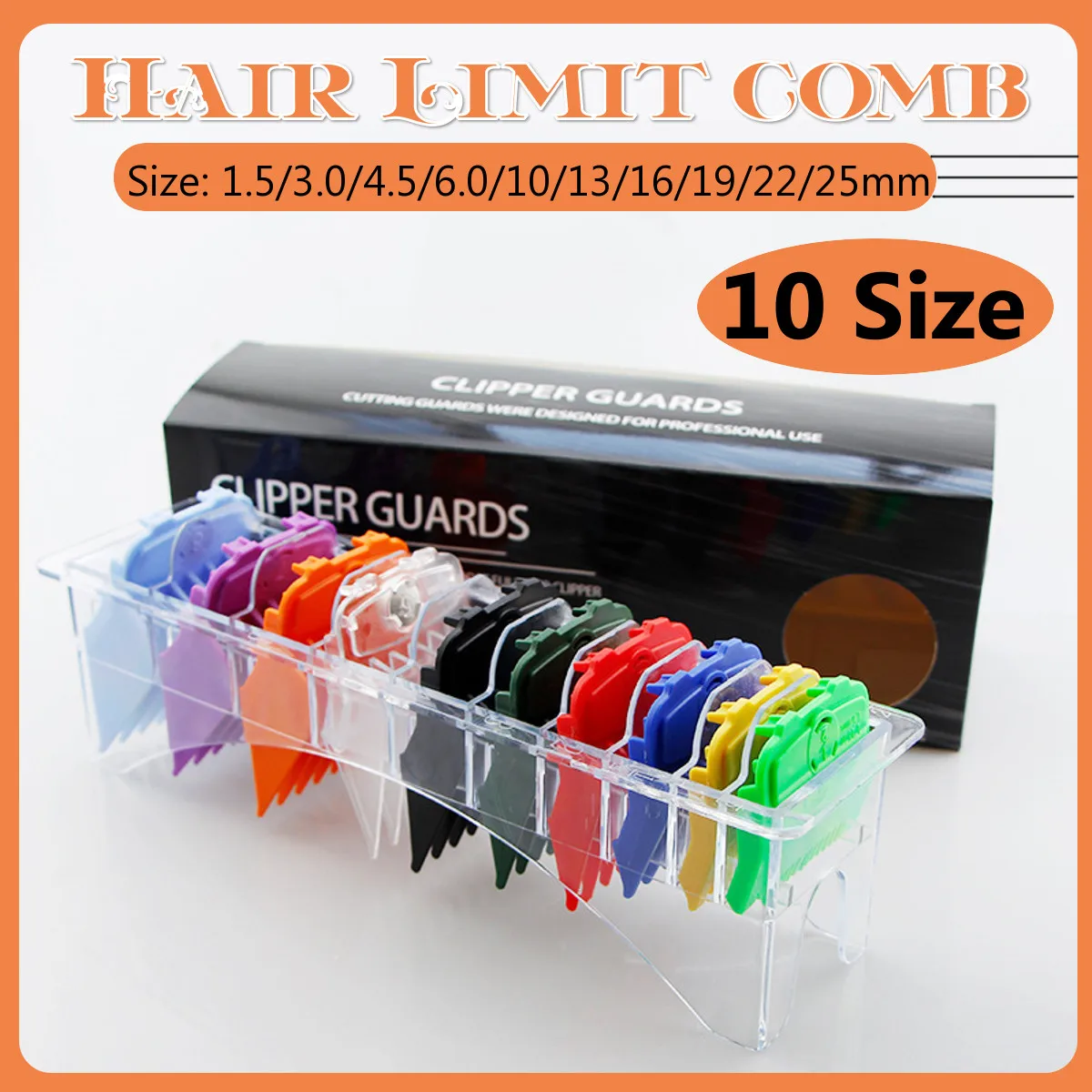 10Pcs Universal Hook Limit Comb Trimmer Clipper Attachment Guide Comb Barber Styling for Electric Hair Clipper Shaver 10 Size
10Pcs Universal Hook Limit Comb Trimmer Clipper Attachment Guide Comb Barber Styling for Electric Hair Clipper Shaver 10 Size