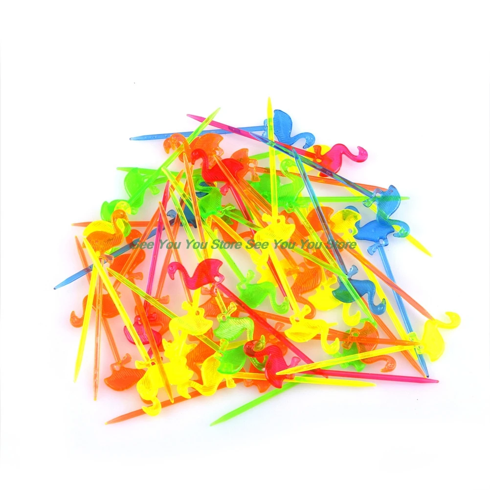 50 Pieces Flamingo Food Picks Buffet Cupcake Fruit Fork Cake Dessert Salad Sticks Cocktail Toothpick Skewer Party Supplies
50 Pieces Flamingo Food Picks Buffet Cupcake Fruit Fork Cake Dessert Salad Sticks Cocktail Toothpick Skewer Party Supplies