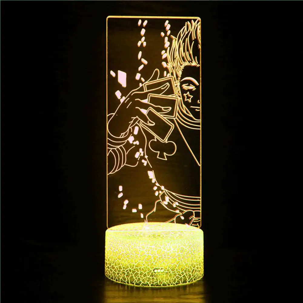 Acrylic 3d night light LED colorful sensor night light children bedroom decoration light anime hunter X hunter Hisoso light gift
Acrylic 3d night light LED colorful sensor night light children bedroom decoration light anime hunter X hunter Hisoso light gift