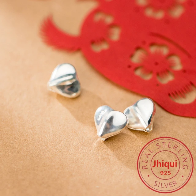 12.5*11mm 925 Sterling Silver Heart Shape Spacer Beads Suit for Bracelet Necklace DIY Fine Jewelry Making 
12.5*11mm 925 Sterling Silver Heart Shape Spacer Beads Suit for Bracelet Necklace DIY Fine Jewelry Making