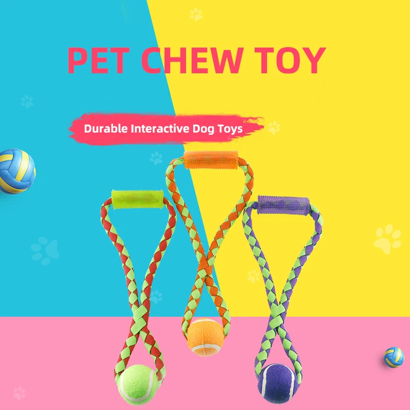 PET-K9 Pet Dog Rope Toys Special Nylon Braided Dog Toy, Interactive Tug Toys with Ball, Teeth Cleaning,Playing & Training
PET-K9 Pet Dog Rope Toys Special Nylon Braided Dog Toy, Interactive Tug Toys with Ball, Teeth Cleaning,Playing & Training