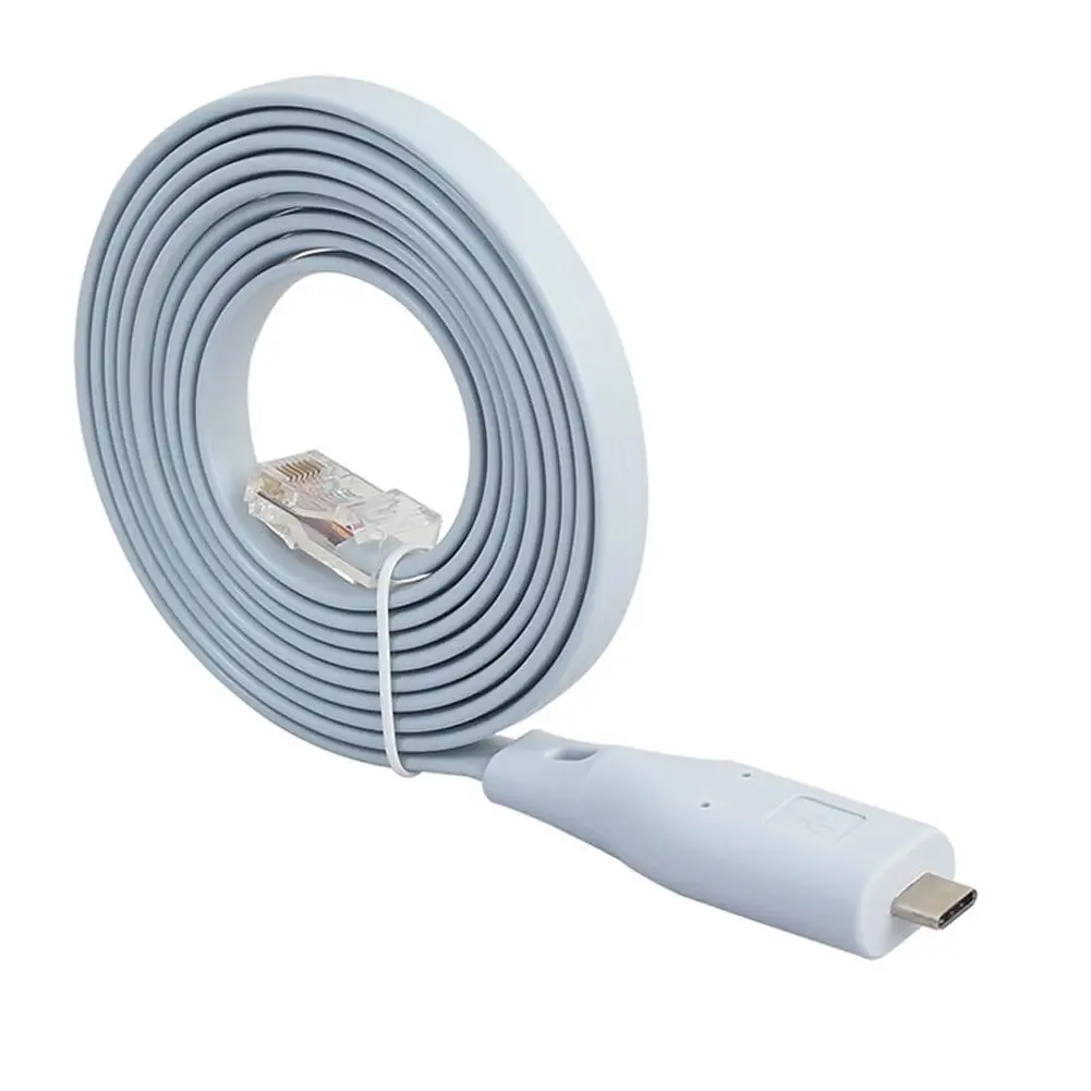 6 футов ftdi usb тип c rs232 к rj45 Адаптерный кабель для Cisco Huawei H3C консоль маршрутизатора