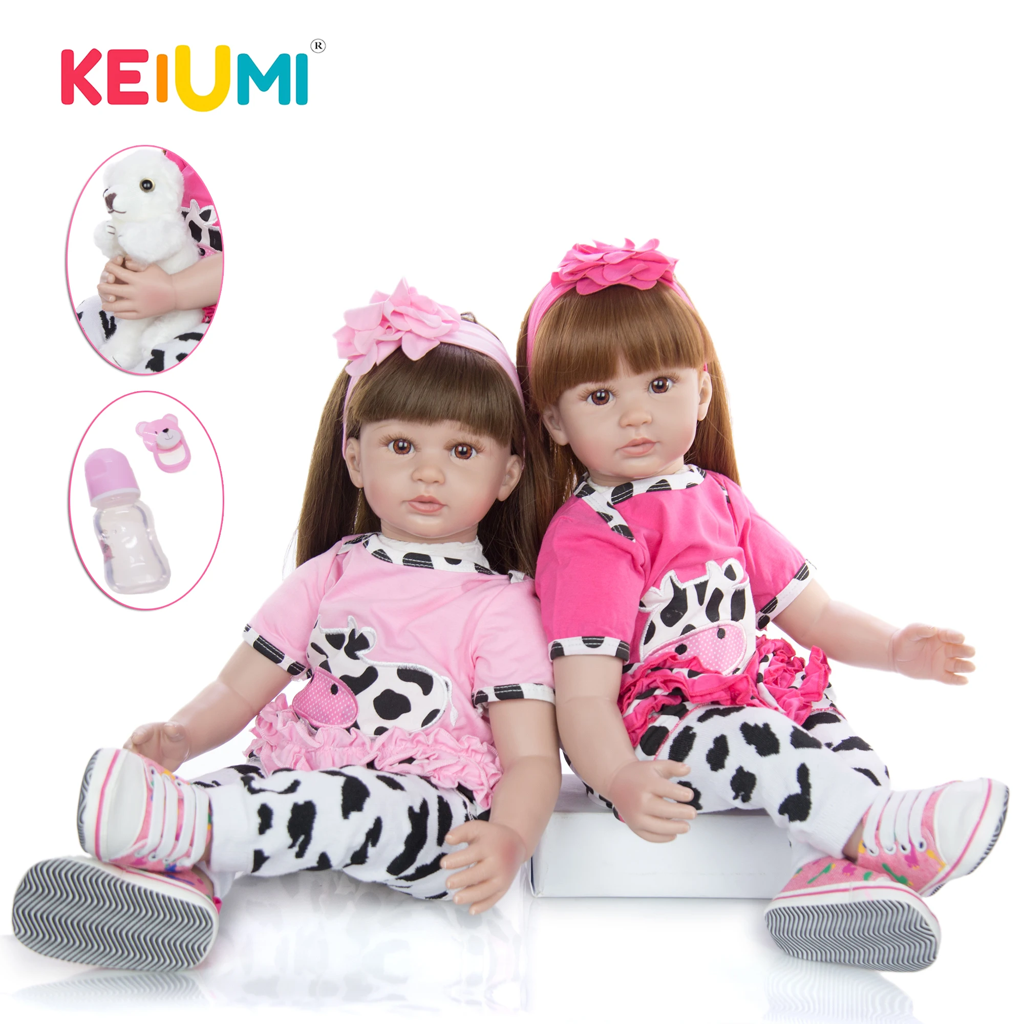 Реалистичная силиконовая кукла реборн KEIUMI 60 см | Игрушки и хобби
