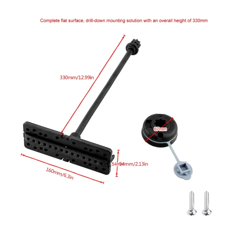 360 Degree Swivel Universal Kayak Electronic Fish Finder Mount Base GPS Supporte A6HE
360 Degree Swivel Universal Kayak Electronic Fish Finder Mount Base GPS Supporte A6HE