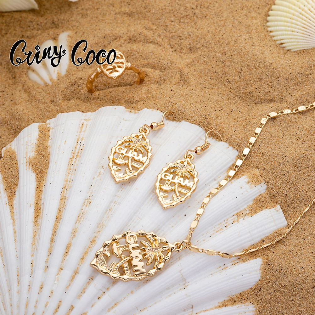 Cring Coco Hawaiian Samoa Coconut Tree Jewelry Sets 2021 Luxury Brands Polynesian Rings Earrings Necklaces Set for Women
Cring Coco Hawaiian Samoa Coconut Tree Jewelry Sets 2021 Luxury Brands Polynesian Rings Earrings Necklaces Set for Women
