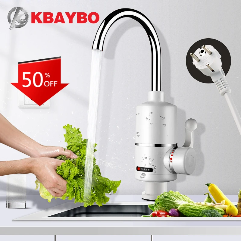 KBAYBO Water Heater Tap Kitchen Faucet Instantaneous Water Heater Shower Instant Heaters Tankless Water Heating tap EU plug
KBAYBO Water Heater Tap Kitchen Faucet Instantaneous Water Heater Shower Instant Heaters Tankless Water Heating tap EU plug