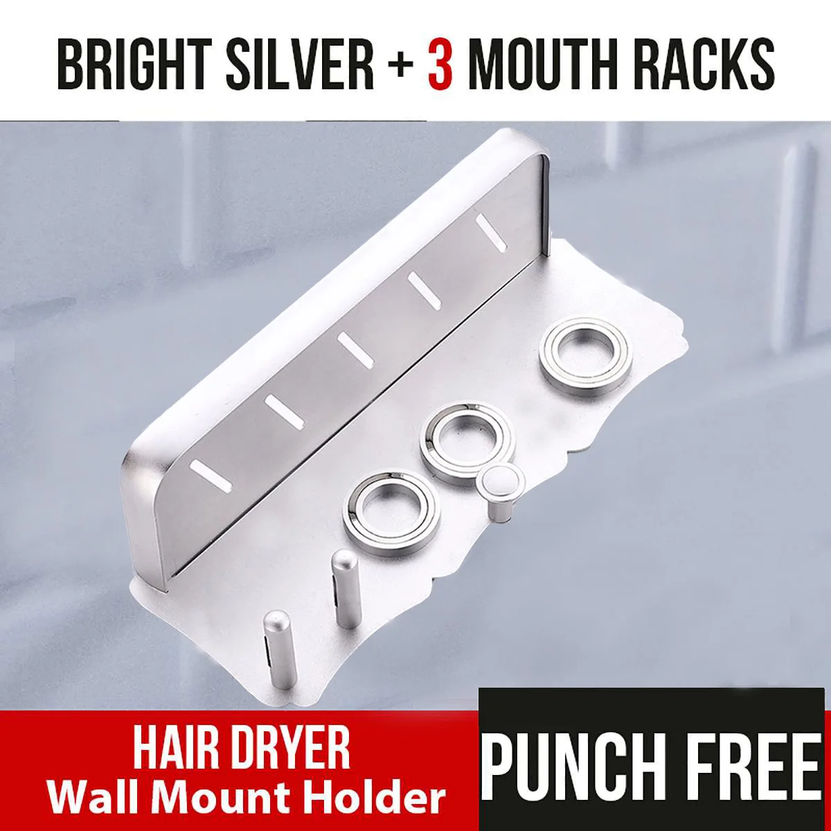 Hair Dryer Holder Storage Brackets Bathroom Wall-mounted Storage Racks For Dyson HD010203 Waterproof Storage Aluminium Dryer
Hair Dryer Holder Storage Brackets Bathroom Wall-mounted Storage Racks For Dyson HD010203 Waterproof Storage Aluminium Dryer