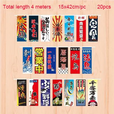 4 Meters Long Japanese Style Restaurant Painting Hanging Flag Curtain Sushi Barbecue Shop Decoration
4 Meters Long Japanese Style Restaurant Painting Hanging Flag Curtain Sushi Barbecue Shop Decoration