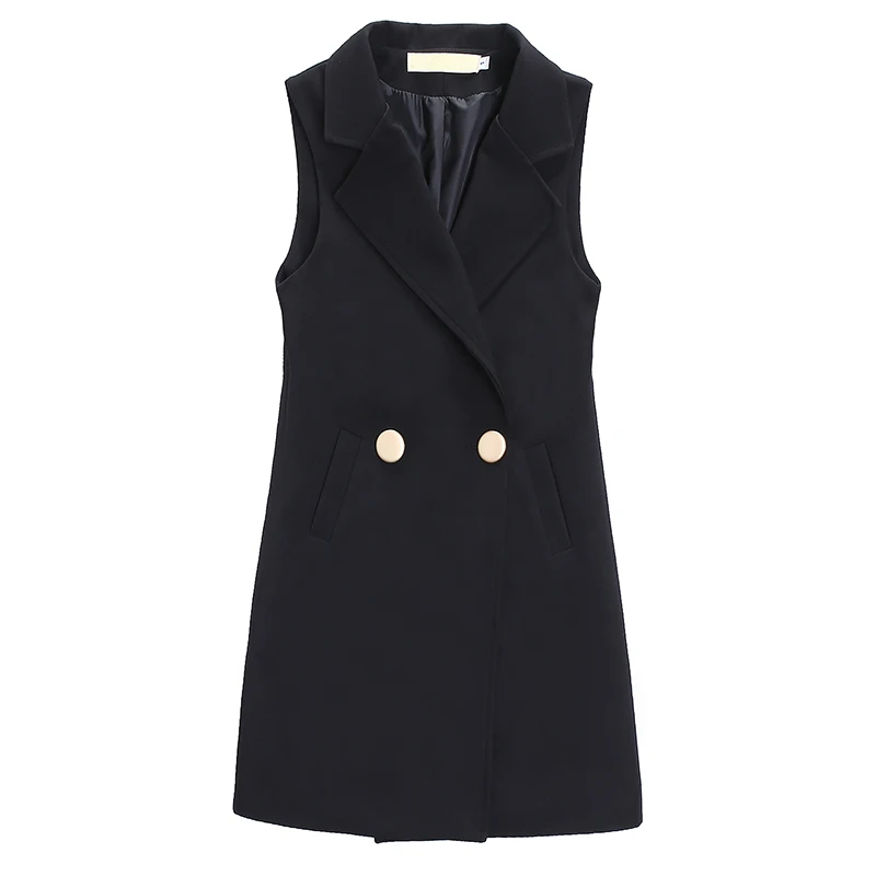 Women chic long blazer and jackets double breasted pockets slim elegant office wear coats solid female casual outerwear tops
Women chic long blazer and jackets double breasted pockets slim elegant office wear coats solid female casual outerwear tops