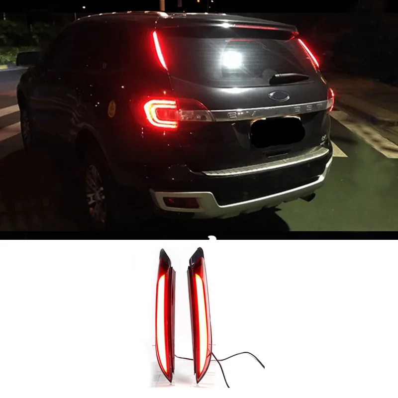 Car Rear Bumper Light Car Daytime Running Light Signal Lights Brake Light Column Light for Ford Everest Ranger 2016-2018
Car Rear Bumper Light Car Daytime Running Light Signal Lights Brake Light Column Light for Ford Everest Ranger 2016-2018
