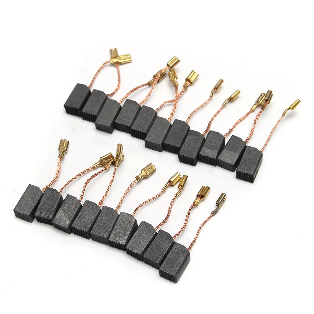 20Pcs Graphite Copper Motor Carbon Brushes Set Tight Copper Wire for Electric Hammer/Drill For DeWalt 100mm Angle Grinder
20Pcs Graphite Copper Motor Carbon Brushes Set Tight Copper Wire for Electric Hammer/Drill For DeWalt 100mm Angle Grinder