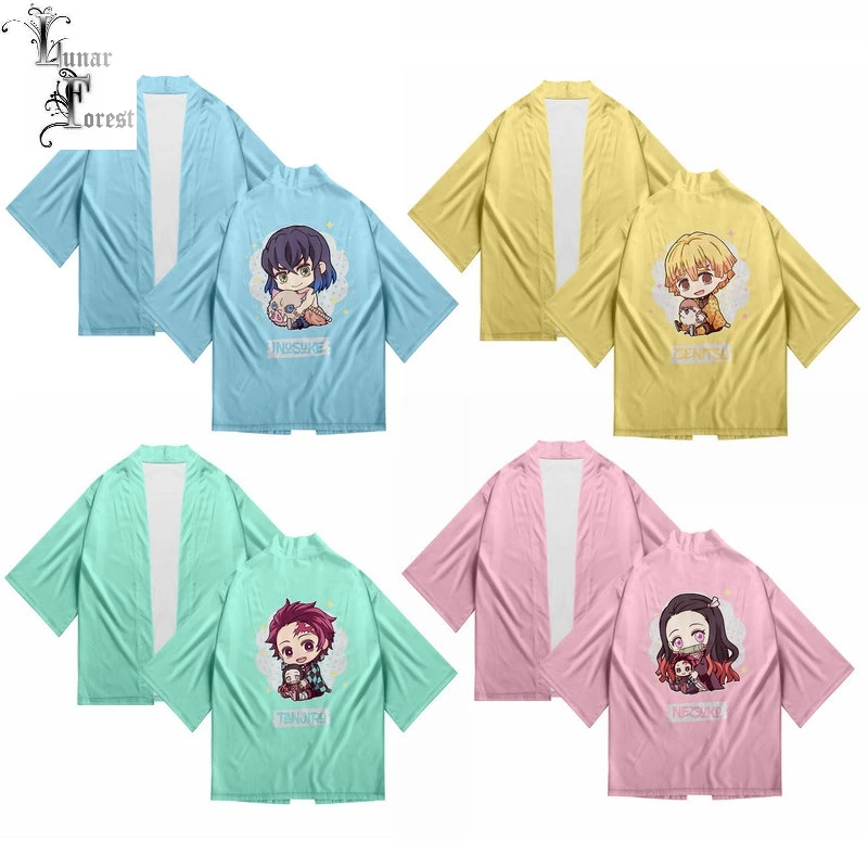 Demon Slayer Kimetsu no Yaiba 3D Printing Japanese Kimono Women Men cardigan Fashion Summer Shirt Short Sleeve Kimono Girls
Demon Slayer Kimetsu no Yaiba 3D Printing Japanese Kimono Women Men cardigan Fashion Summer Shirt Short Sleeve Kimono Girls