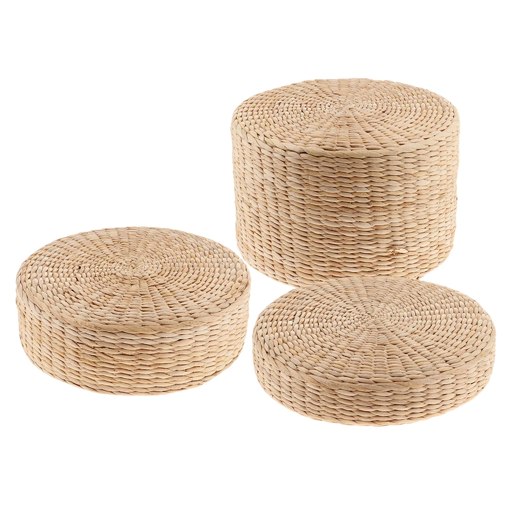 12 inch Japanese Straw Cushion Tatami Floor Cushion Meditation Pillows Cushion Buckwheat Couch Pillows for Home Decor
12 inch Japanese Straw Cushion Tatami Floor Cushion Meditation Pillows Cushion Buckwheat Couch Pillows for Home Decor
