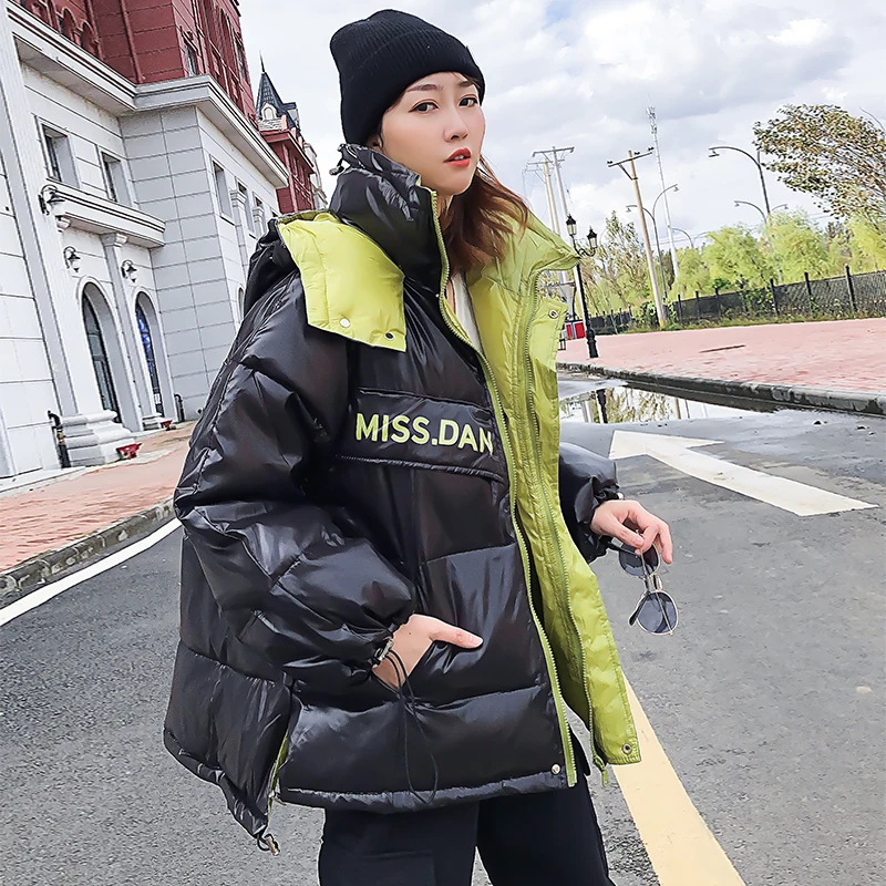 Bread clothes Women's Winter 2021 new Korean style loose Cotton-Padded Jacket Thickened age reduction hooded Down Cotton Jacket
Bread clothes Women's Winter 2021 new Korean style loose Cotton-Padded Jacket Thickened age reduction hooded Down Cotton Jacket