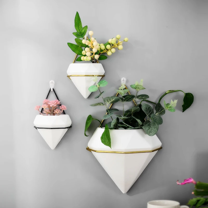 Hydroponic Flower Pot Ceramic Ins Creative Wall Hanging Succulent Flower Pot White Potted Plant Simulation Flower
Hydroponic Flower Pot Ceramic Ins Creative Wall Hanging Succulent Flower Pot White Potted Plant Simulation Flower