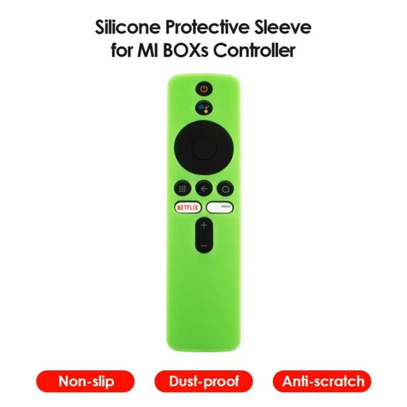 Silicone Remote Control Case For Xiaomi Mi Box S/4X Mi Remote TV Stick Cover For Xiaomi Soft Plain Anti-dust Controller Case 
Silicone Remote Control Case For Xiaomi Mi Box S/4X Mi Remote TV Stick Cover For Xiaomi Soft Plain Anti-dust Controller Case