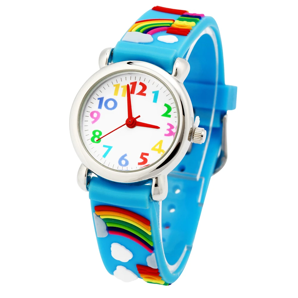 Children Kids Waterproof Quartz Movement Pin Buckle Watch Silicone Strap Battery Powered 3D Cartoon Pattern Boy Girl Adjustable
Children Kids Waterproof Quartz Movement Pin Buckle Watch Silicone Strap Battery Powered 3D Cartoon Pattern Boy Girl Adjustable