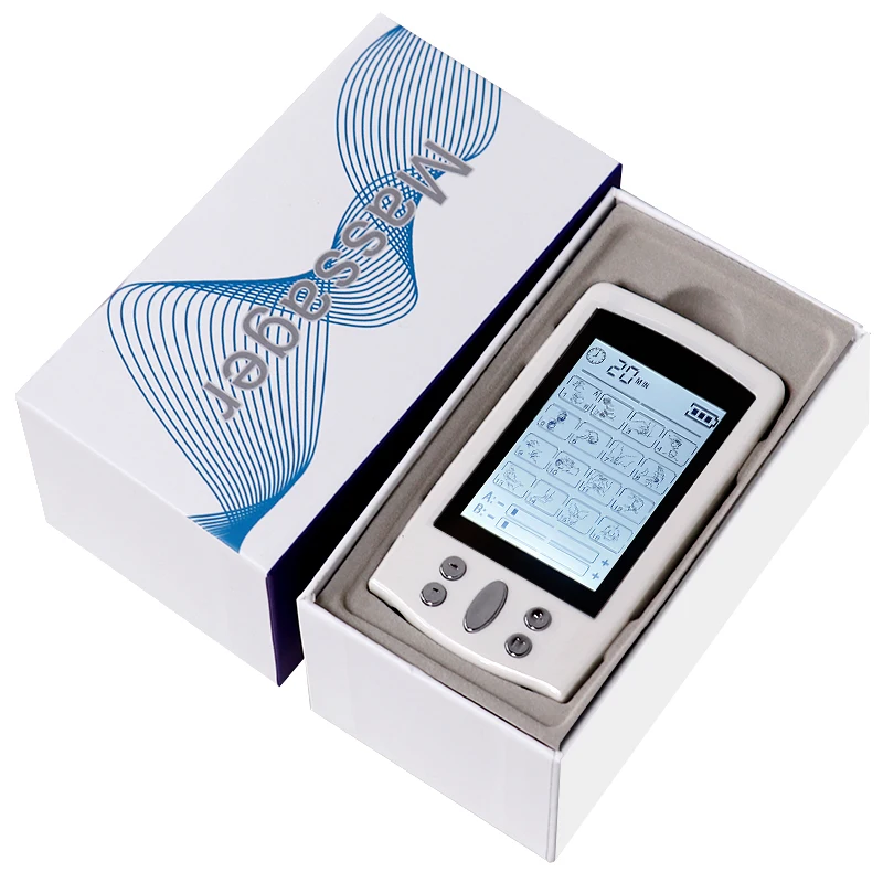 Pulse Tens Acupuncture Machine Electric Massager Pain Relief EMS Muscle Stimulator Low Frequency Digital Therapy Massager New 
Pulse Tens Acupuncture Machine Electric Massager Pain Relief EMS Muscle Stimulator Low Frequency Digital Therapy Massager New