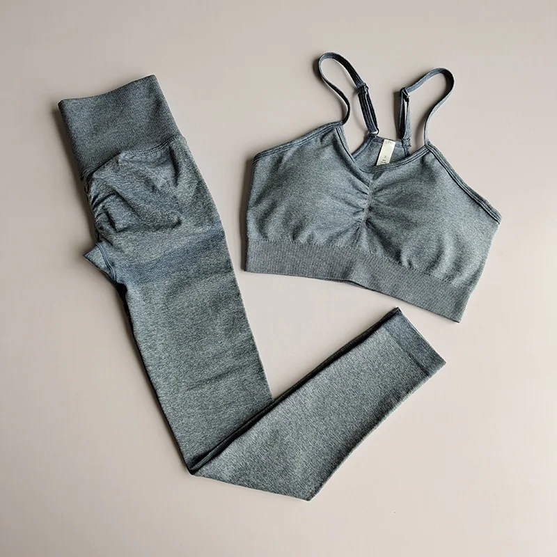2 Piece Workout Clothes For Women Seamless Leggings Sports Bra Woman Running Sports Wear Gym Clothing Athletic Yoga Set
2 Piece Workout Clothes For Women Seamless Leggings Sports Bra Woman Running Sports Wear Gym Clothing Athletic Yoga Set