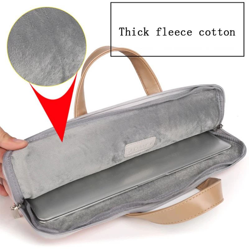 Женская сумка для ноутбука чехол из искусственной кожи переносной портфель Macbook