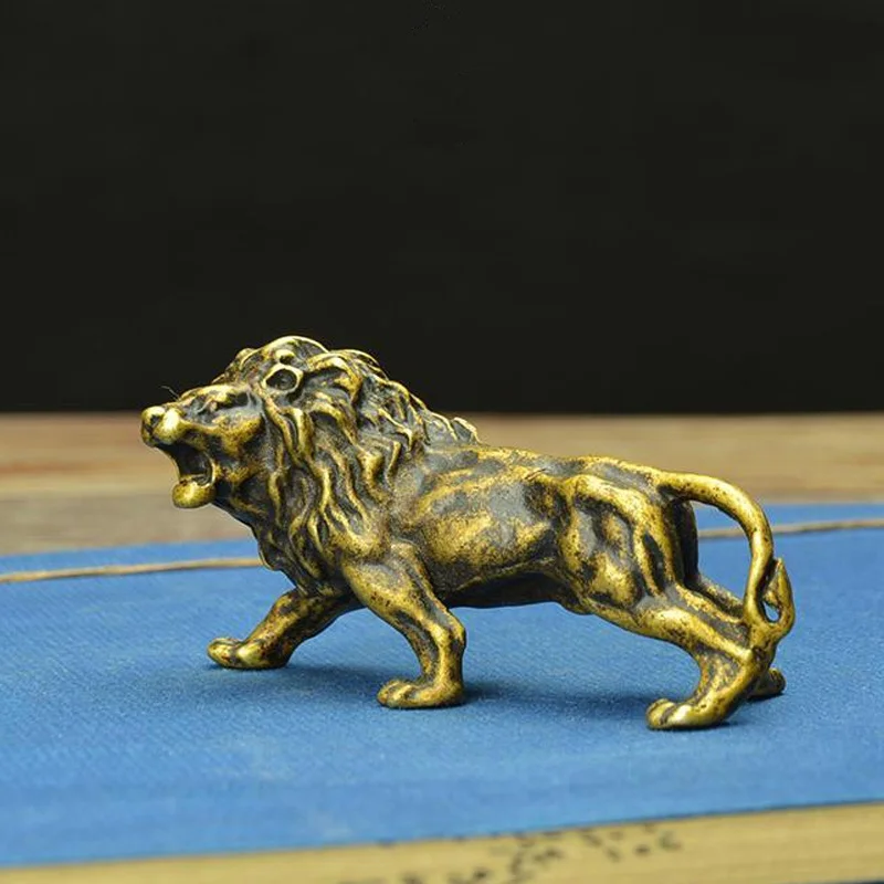 Copper Lion Ornaments Solid Pure Copper Casting African Lion Study Desk Copper Ornaments
Copper Lion Ornaments Solid Pure Copper Casting African Lion Study Desk Copper Ornaments