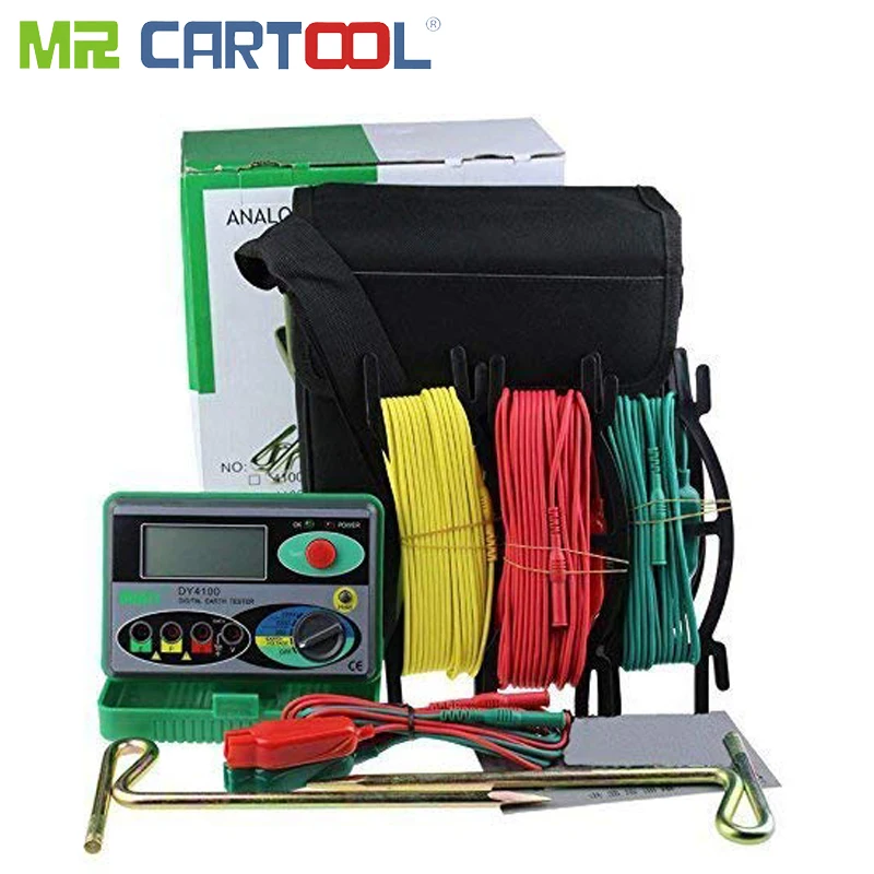 Цифровой измеритель сопротивления Mr Cartool DY4100 наземный мультиметр с более высокой