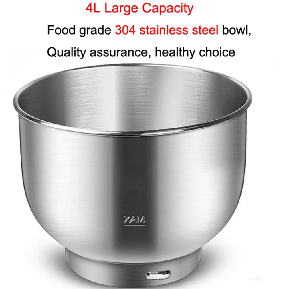 1500W 4L Stainless Steel Bowl 6-speed Kitchen Food Stand Mixer Cream Egg Whisk Blender Cake Dough Bread Mixer Maker Machine
1500W 4L Stainless Steel Bowl 6-speed Kitchen Food Stand Mixer Cream Egg Whisk Blender Cake Dough Bread Mixer Maker Machine