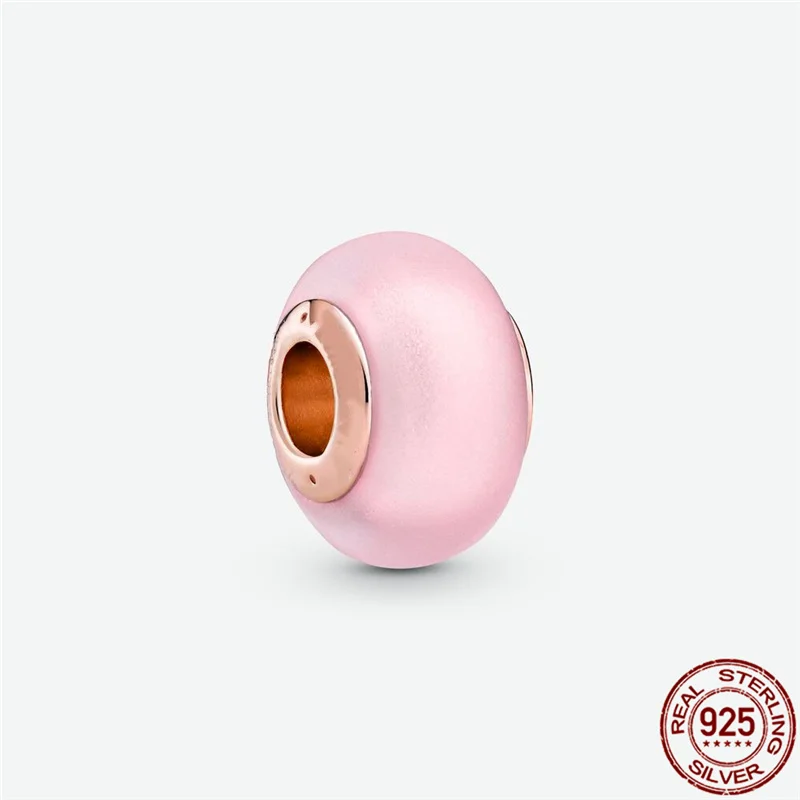 2021New Genuine 925 Sterling Silver Pink Golden Glass Beads Fit Original Pandora Bracelet&Bangle Making Fashion DIY Jewelry
2021New Genuine 925 Sterling Silver Pink Golden Glass Beads Fit Original Pandora Bracelet&Bangle Making Fashion DIY Jewelry