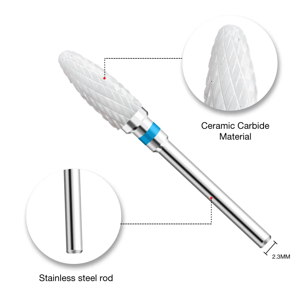 Artificial Ceramics Nail Drill Bit Electric Nail Sander Accessories For Milling Cutter Exfoliating Suitable Remove Manicure Tool
Artificial Ceramics Nail Drill Bit Electric Nail Sander Accessories For Milling Cutter Exfoliating Suitable Remove Manicure Tool