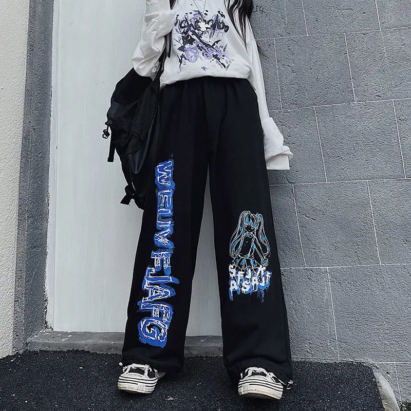 Hip Hop Wide Leg Pants Autumn Fashion 2020 Trousers Women Harajuku Print Streetwear High Street Casual Sweatpants Women
Hip Hop Wide Leg Pants Autumn Fashion 2020 Trousers Women Harajuku Print Streetwear High Street Casual Sweatpants Women