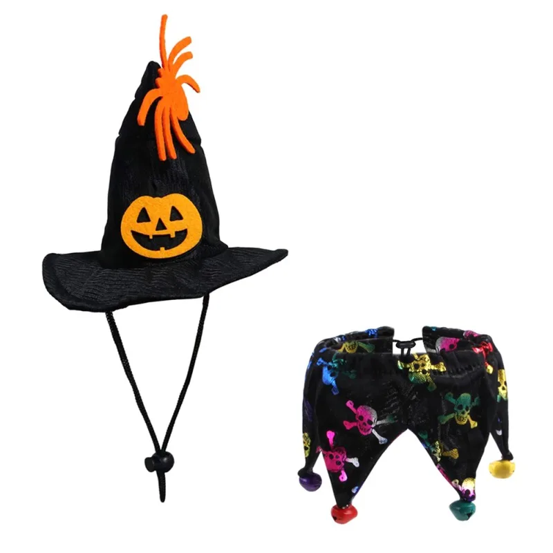 Halloween Pet Cat Costume Kitten Pumpkin Hat Skull Bandanas Collar Suits Cat Costumes Photo Props Pet Supplies Cat Supplies
Halloween Pet Cat Costume Kitten Pumpkin Hat Skull Bandanas Collar Suits Cat Costumes Photo Props Pet Supplies Cat Supplies