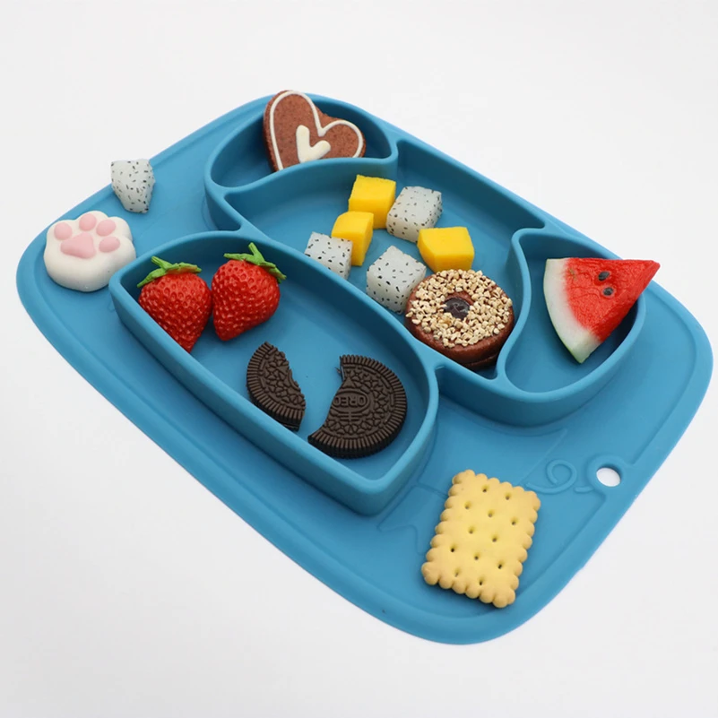 kids Silicone tray Baby feeding suction plate vajillas plato Infant dishes Food grade pratos kid eating bowl prato infantil
kids Silicone tray Baby feeding suction plate vajillas plato Infant dishes Food grade pratos kid eating bowl prato infantil