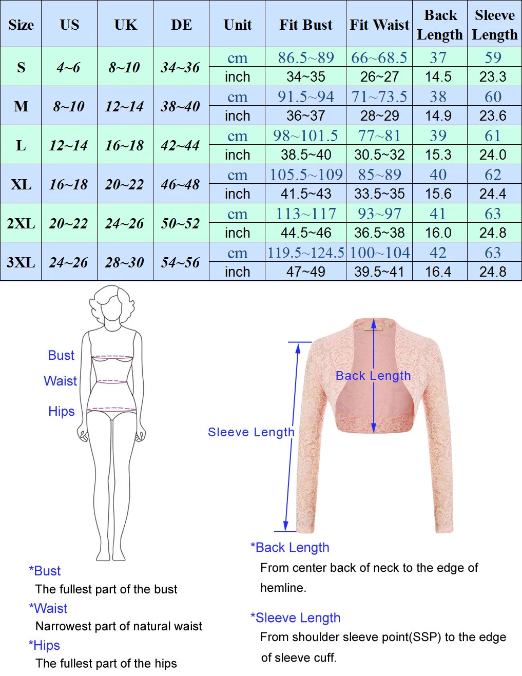 Belle Poque Women Shrug Summer Tops Ladies Long Sleeve Cropped Lace Bolero Formal Evening Party Elegant Slim New Clothes Coat
Belle Poque Women Shrug Summer Tops Ladies Long Sleeve Cropped Lace Bolero Formal Evening Party Elegant Slim New Clothes Coat