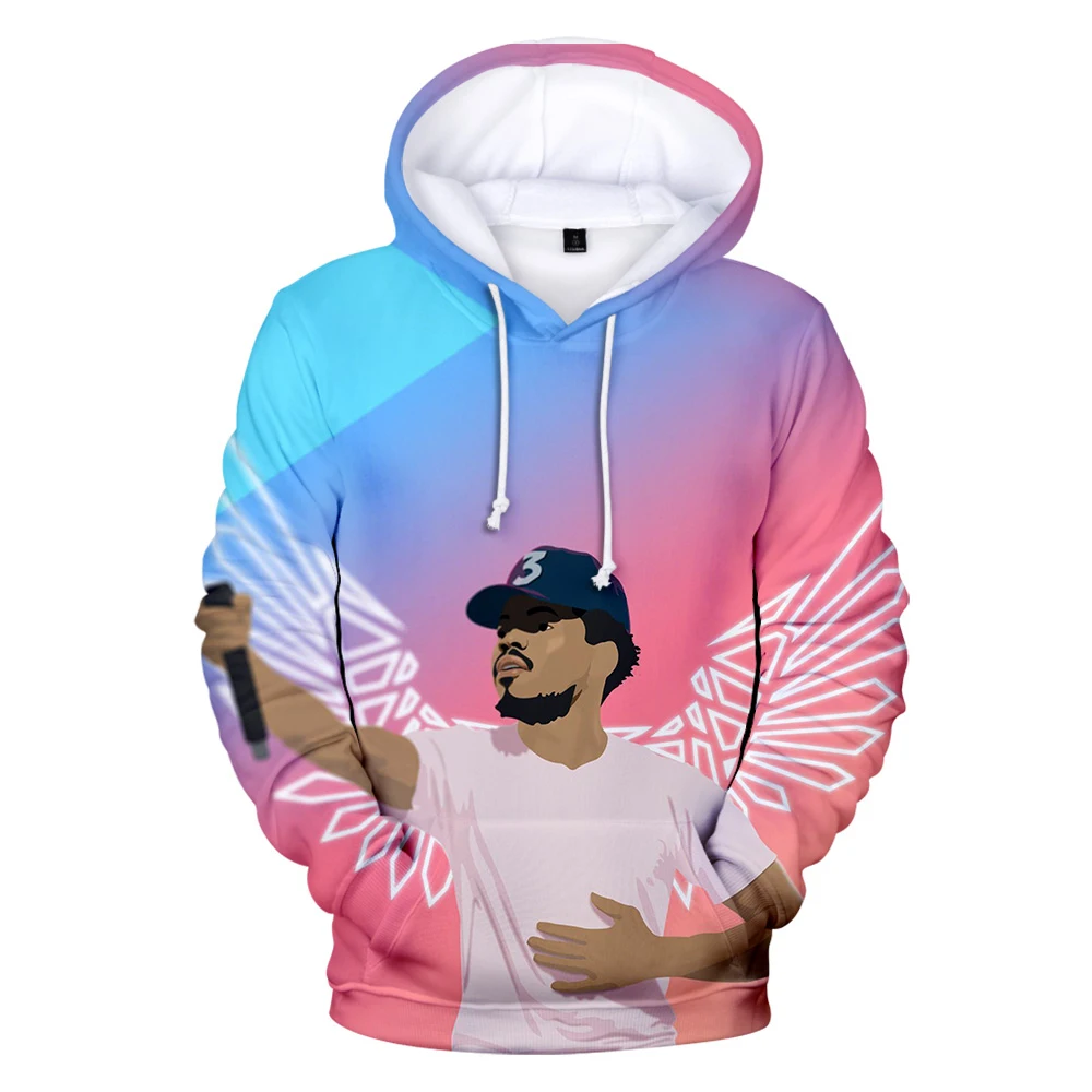 Новинка в стиле хип-хоп, спортивный пуловер с надписью «Chano Chance Rapper Super Star», с капюшоном, для мужчин и женщин, для взрослых и детей
Новинка в стиле хип-хоп, спортивный пуловер с надписью «Chano Chance Rapper Super Star», с капюшоном, для мужчин и женщин, для взрослых и детей
